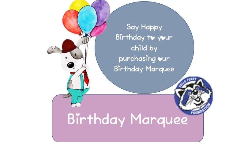 BIRTHDAY MARQUEE
